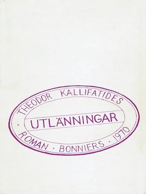 cover image of Utlänningar